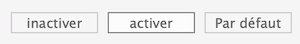 Iban activer inactiver et par defaut